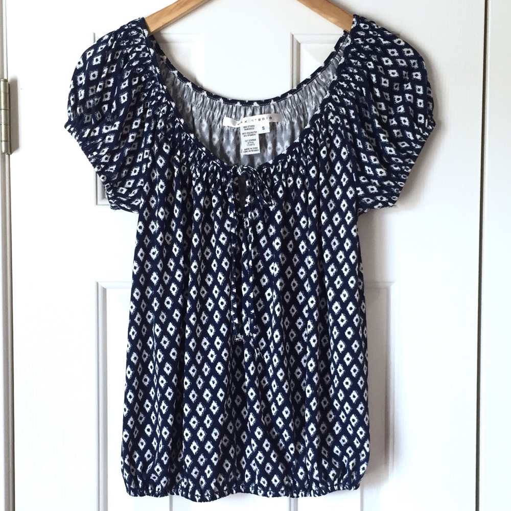 Max Studio Peasant Top Sz S